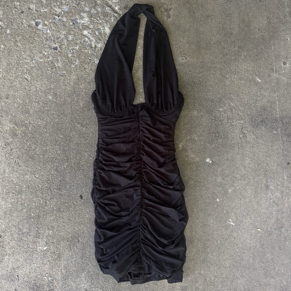 NWT Hello Molly Black Halter Dress Size XS/US‎ 2